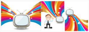 Tv Entertainment Background Vectors Royalty-Free Stock Vector SBI ...