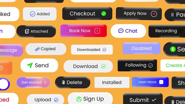 Royalty-Free Button Templates - Storyblocks