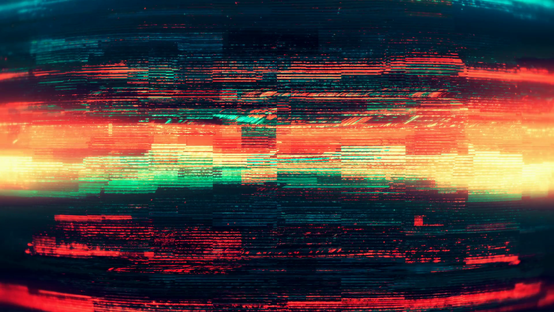 Glitch Abstract Digital Distortion With Neon Stock Motion Graphics SBV ...