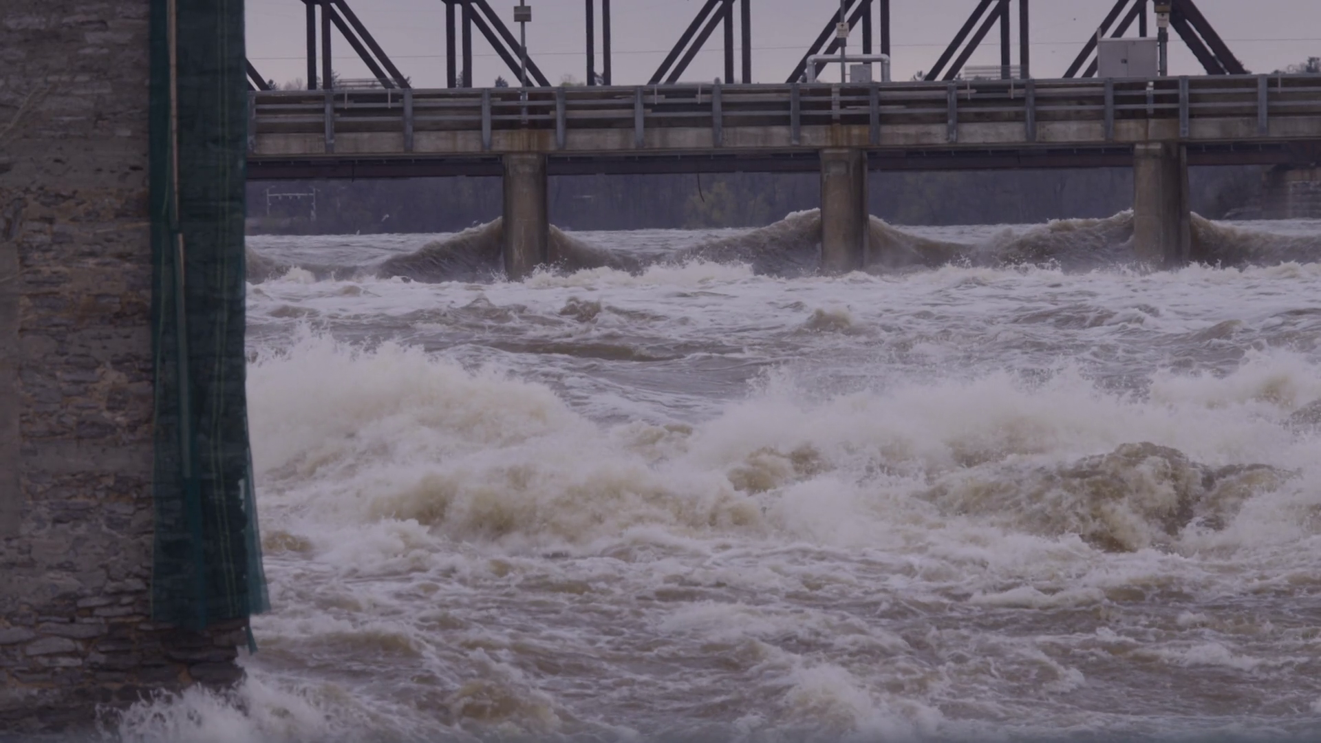Climate Change Visuals Water Rushing Past Stock Footage SBV-347718619 ...