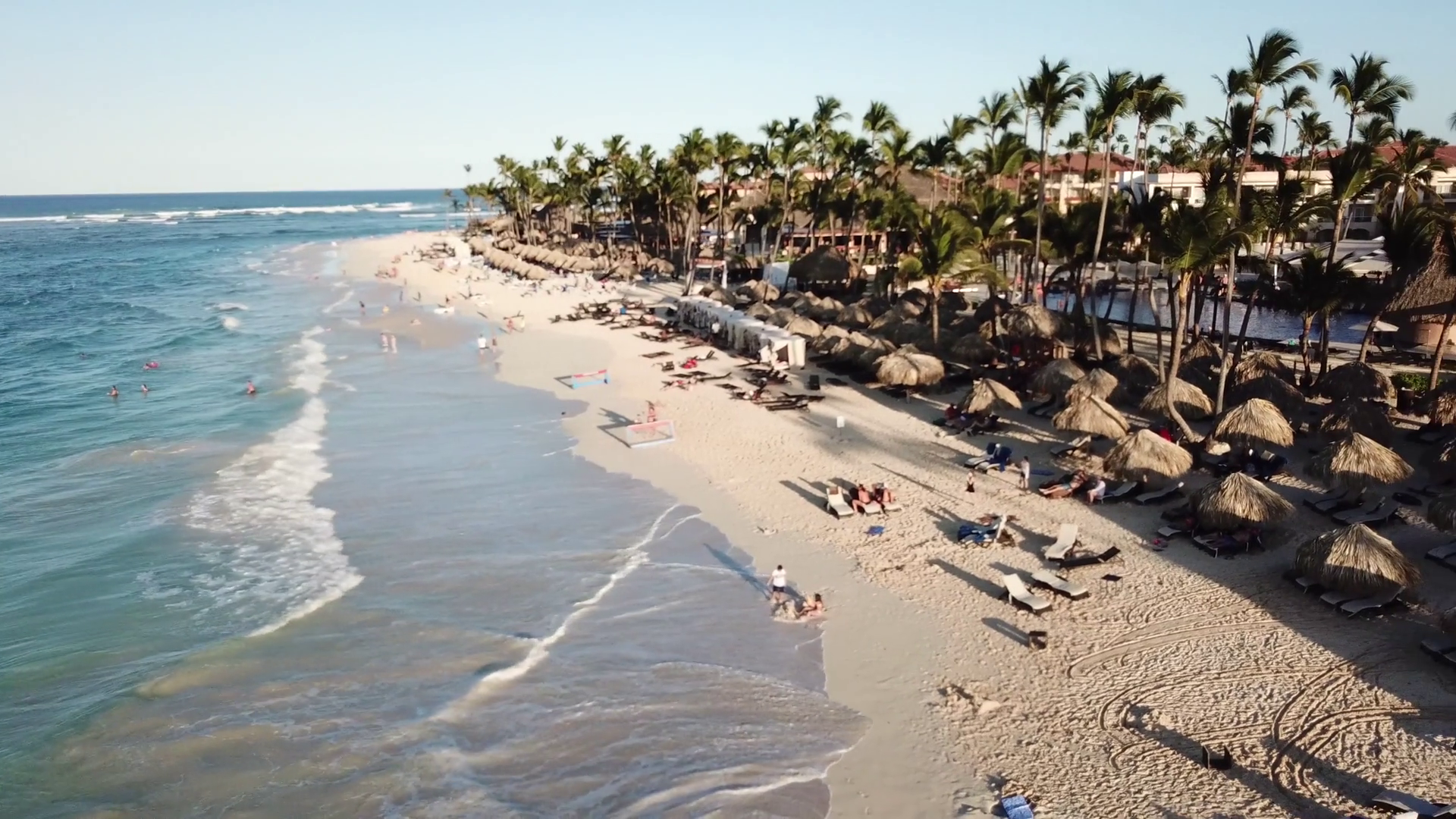 Dominican Beaches Static Aerial Of Dominican Stock Footage SBV ...