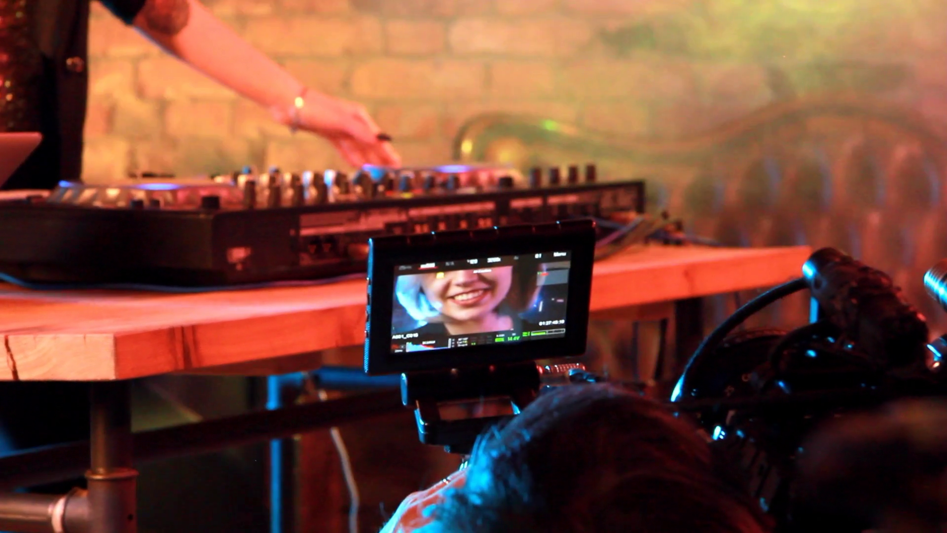 Backstage Of Filming Party Real Backstage Of Stock Footage SBV ...