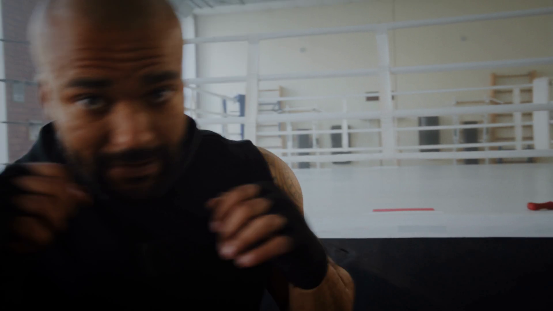 African American Boxer Trains Heavy Punches Stock Footage SBV-352208964 ...