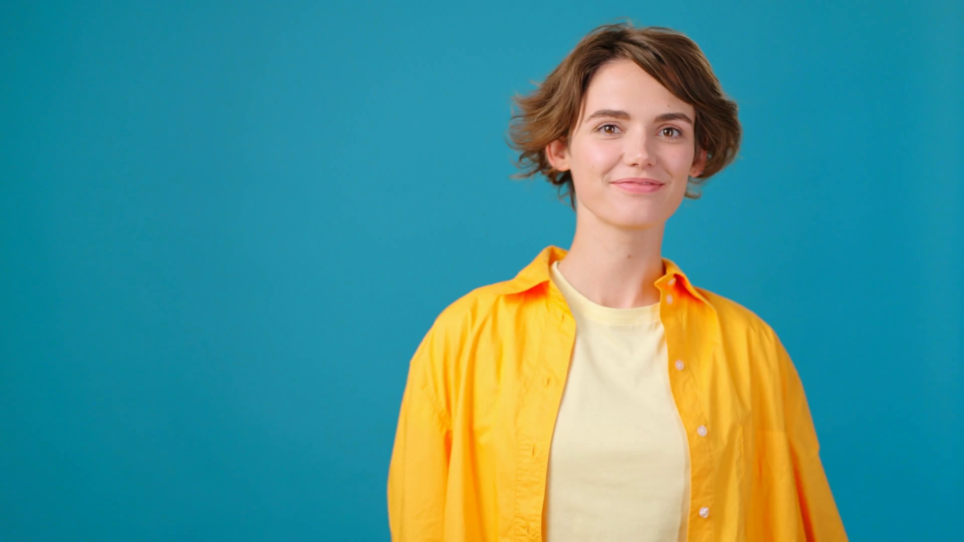 Female Exclaims In Surprise Points Finger At Stock Footage SBV ...