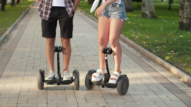 Segway Rider Stock Footage: Royalty-Free Video Clips - Storyblocks