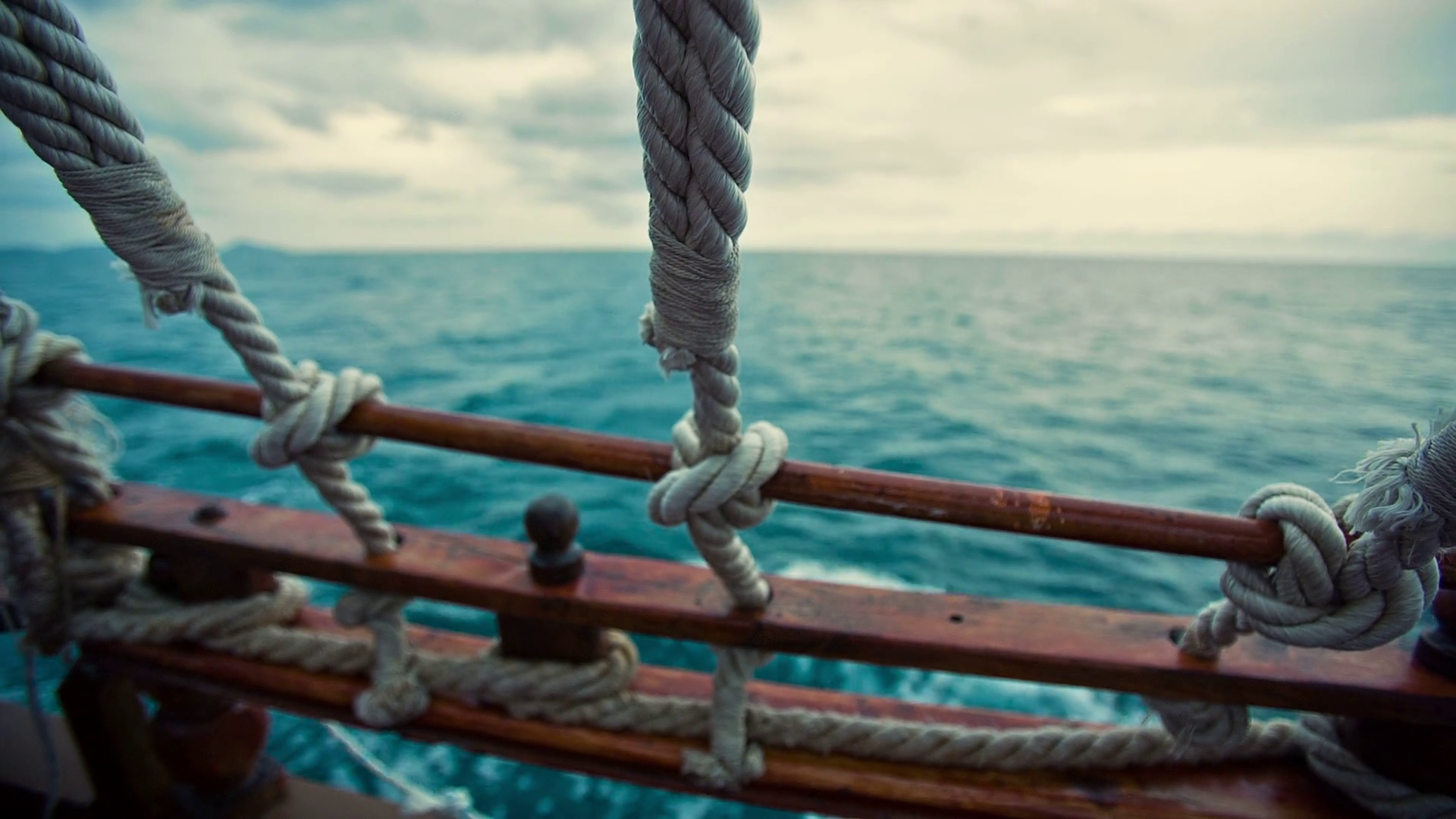 View From Pirate Ship At Sea Stock Footage SBV-306062800 - Storyblocks
