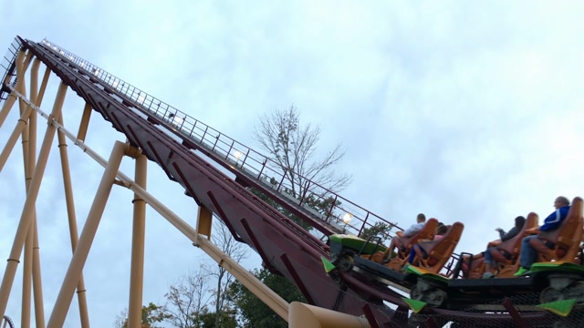 Roller Coaster Start Stock Footage: Royalty-Free Video Clips - Storyblocks