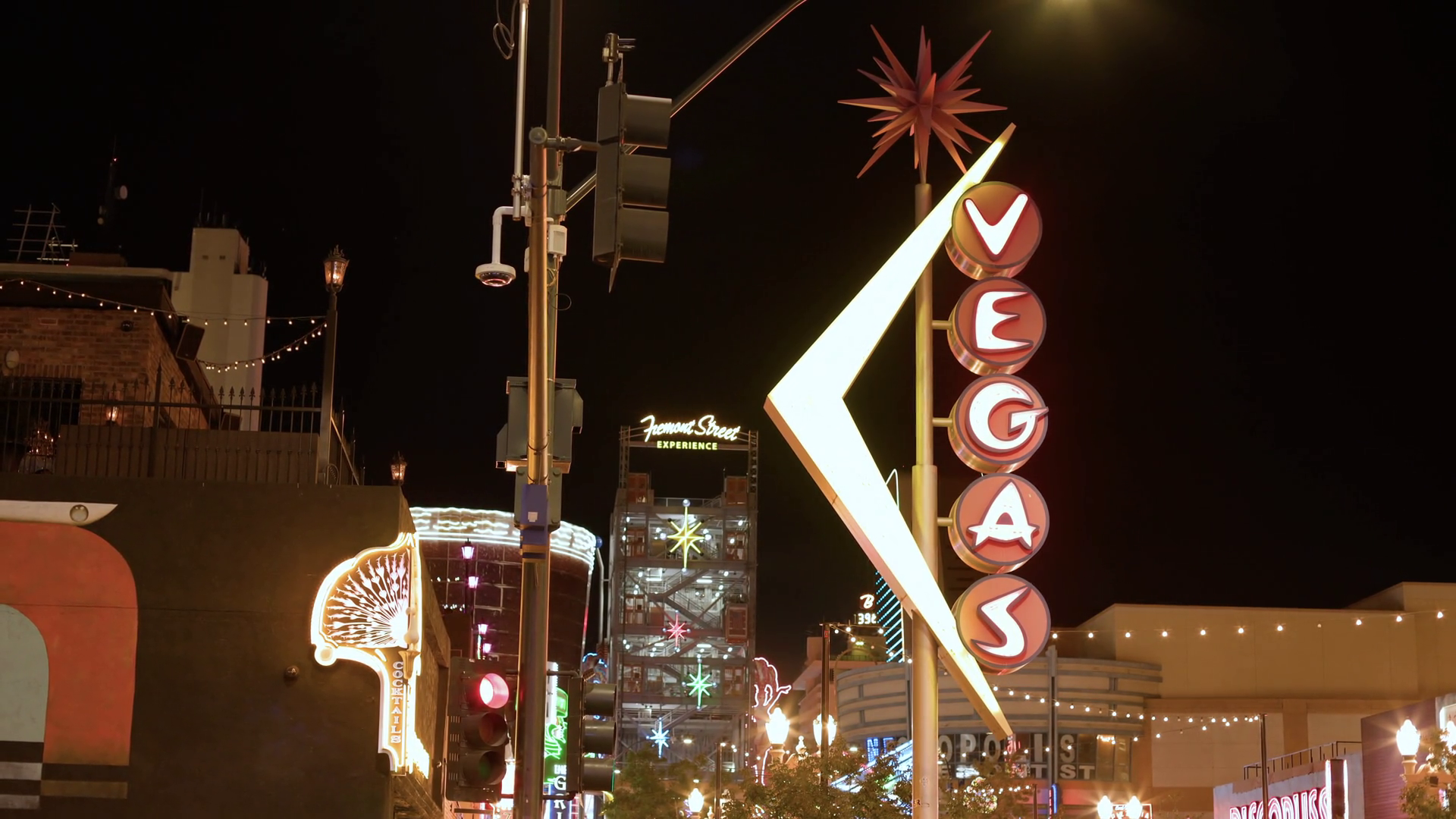 Fremont Street Vintage Sign In Downtown Las Stock Footage SBV-349386643 ...