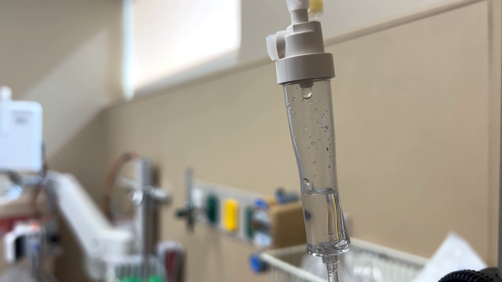 Iv Drip To Deliver Fluids To Patient In Stock Footage SBV-349087630 ...