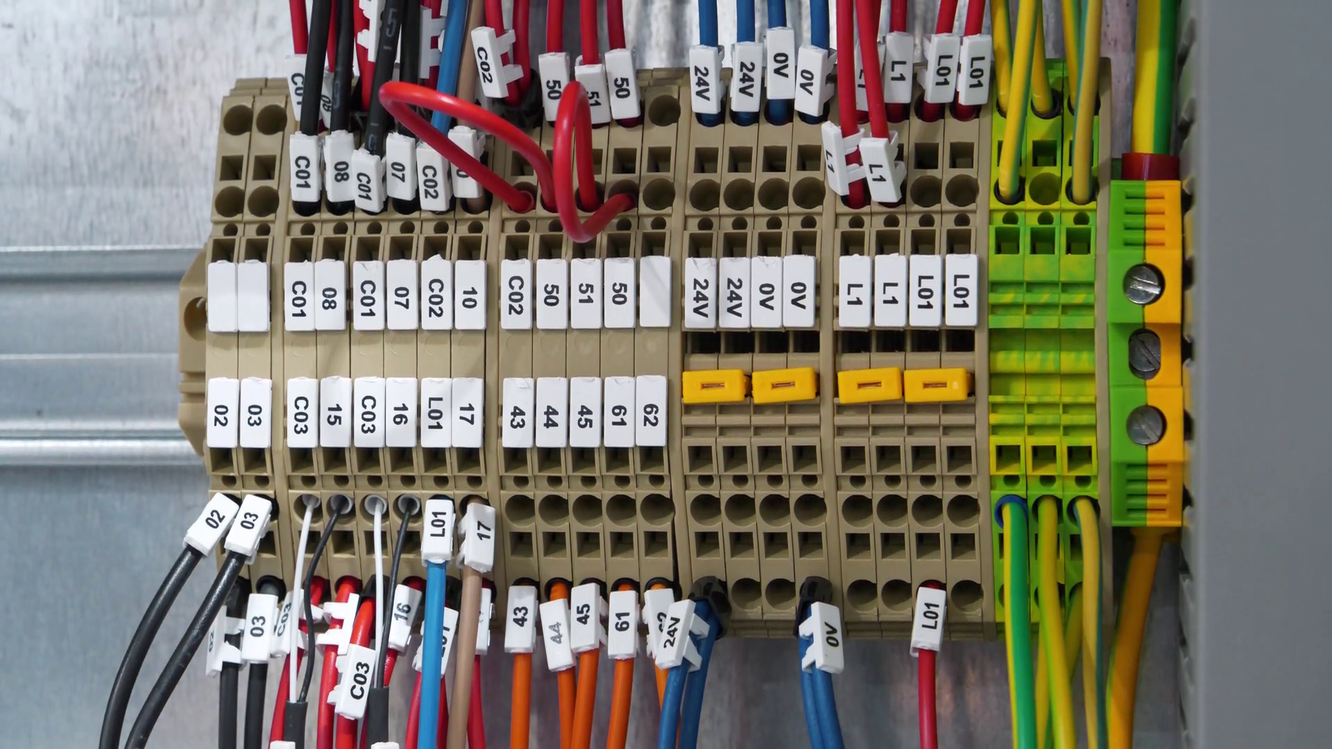 Terminal Blocks Electrical Connection Stock Footage SBV-348959171 ...