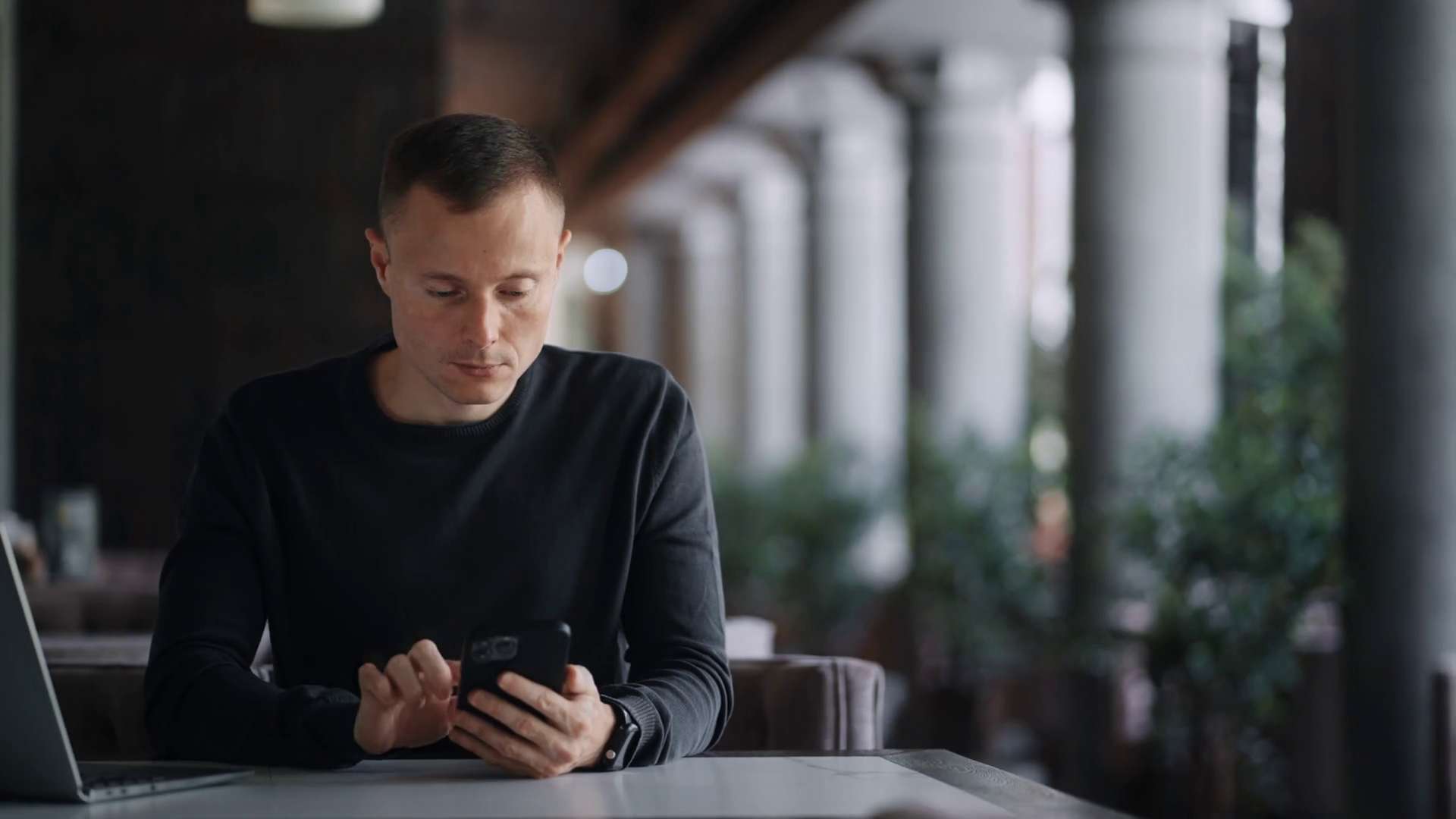 Internet Addicted Man With Modern Smartphone Stock Footage SBV ...