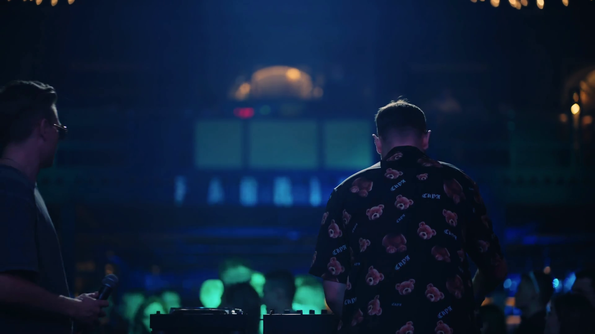 Dj Playing Electronic Music Dancers In Stock Footage SBV-348914413 ...