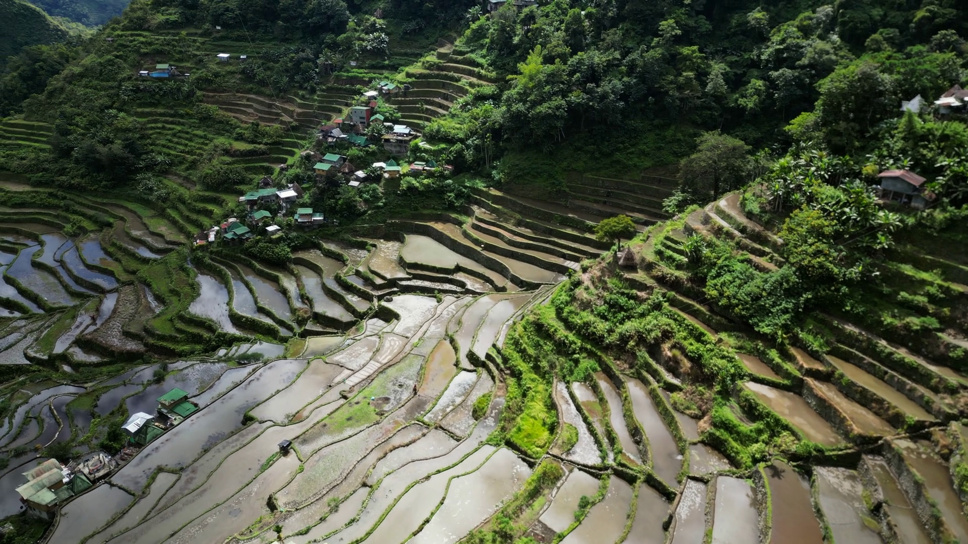 Aerial View Of Picturesque Batad Rice Stock Footage SBV-348837319 ...