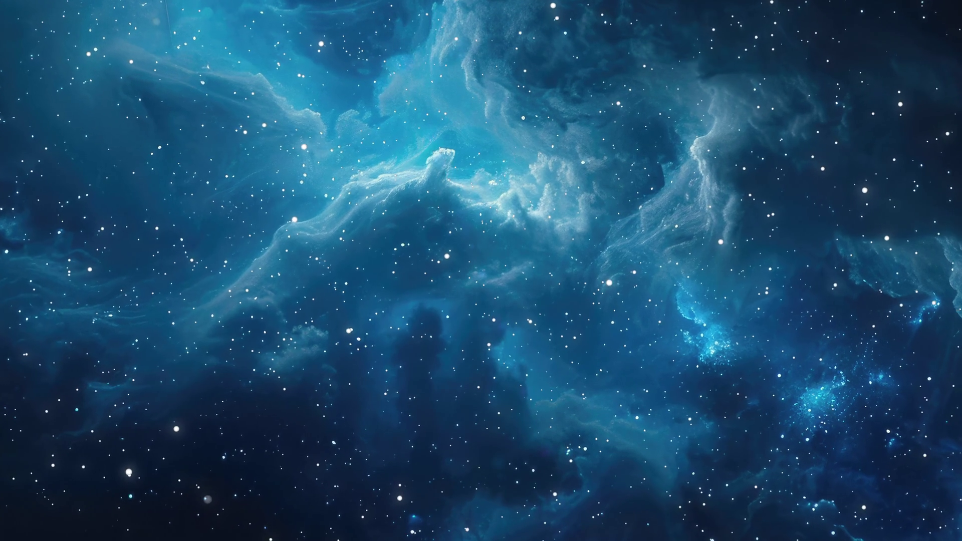 Beautiful Deep Blue Night Sky With Stars Stock Footage SBV-352726946 ...