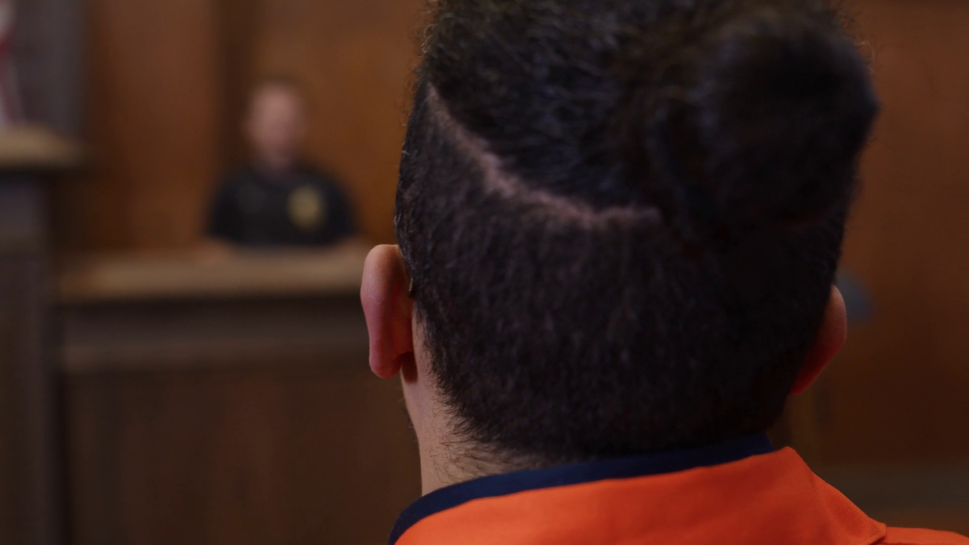 Inmate Listening To Court Testimony From Stock Footage SBV-349007719 ...