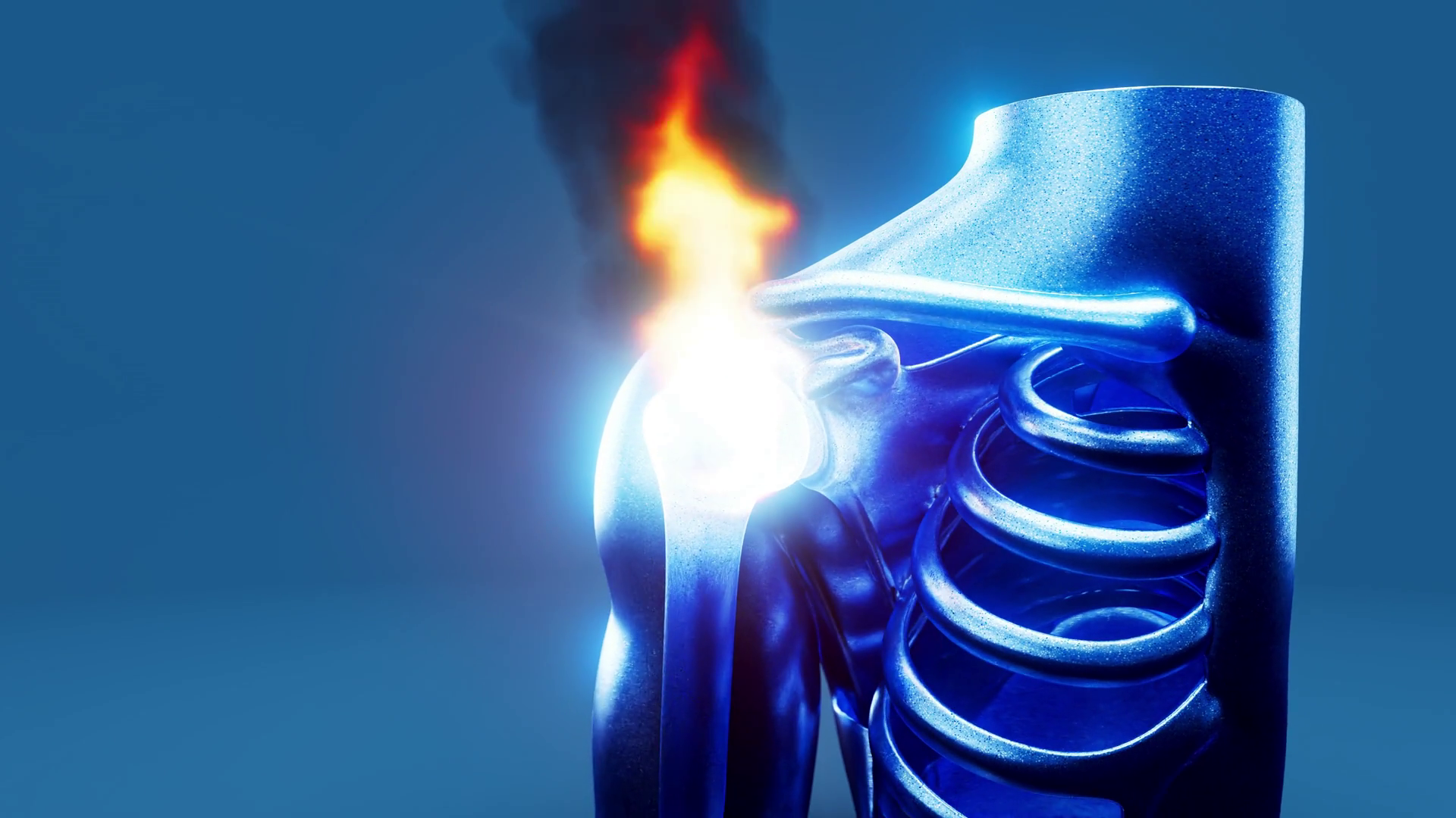 Conceptual 3d Animation Of Shoulder Stock Footage SBV-352981268 ...
