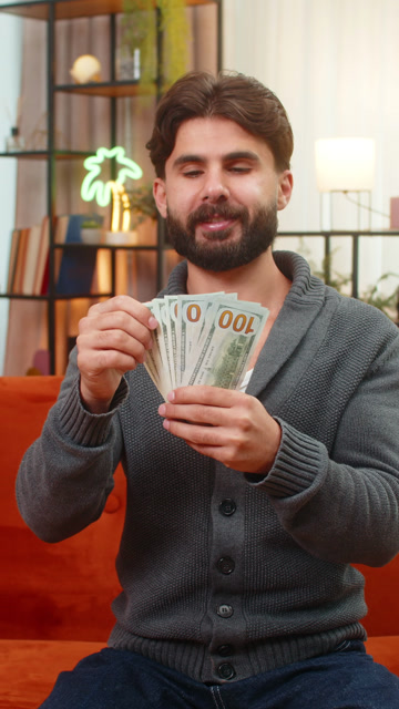 Man Spend Money Stock Footage: Royalty-Free Video Clips - Storyblocks
