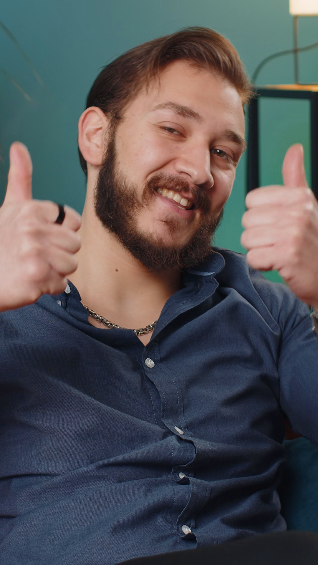 Happy Lebanese Man Looking Approvingly At Stock Footage SBV-353832450 ...