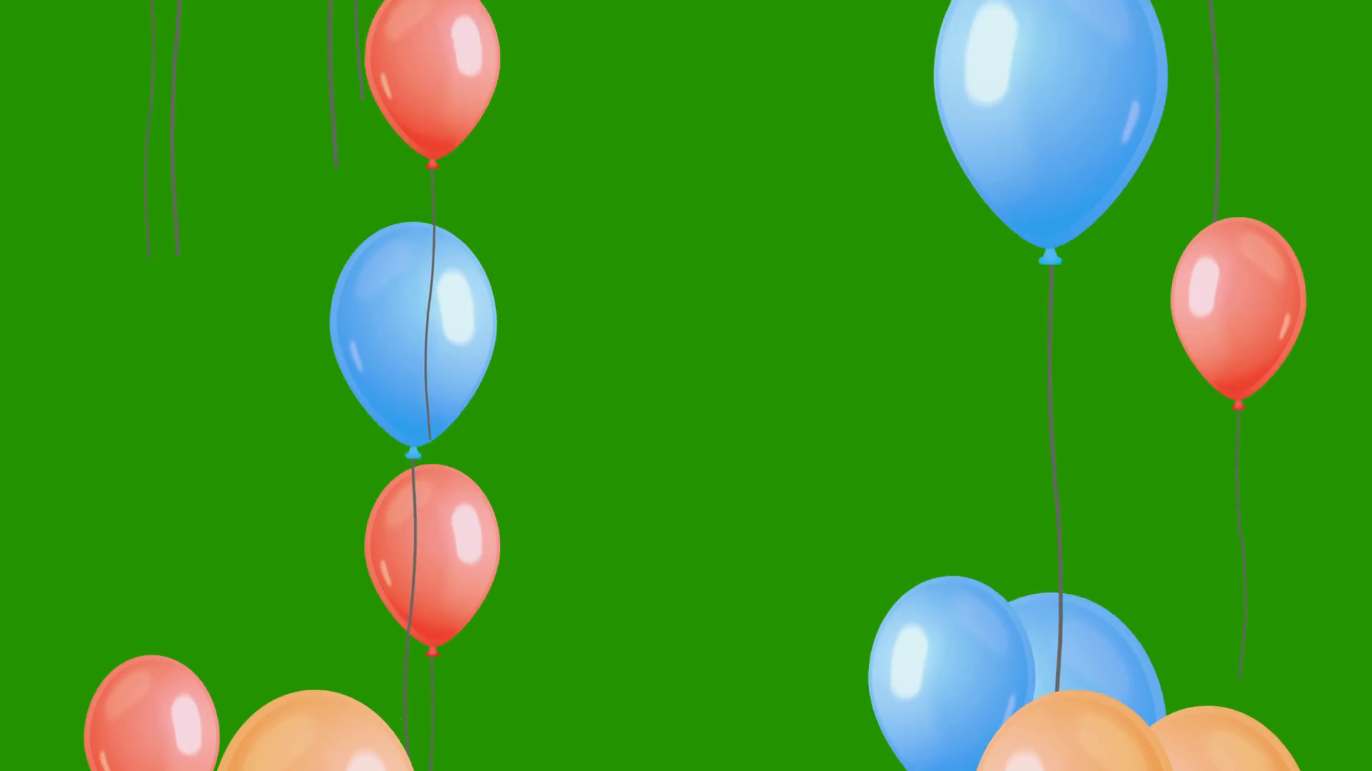Colorful Balloons Motion Graphic Seamless Stock Motion Graphics SBV ...