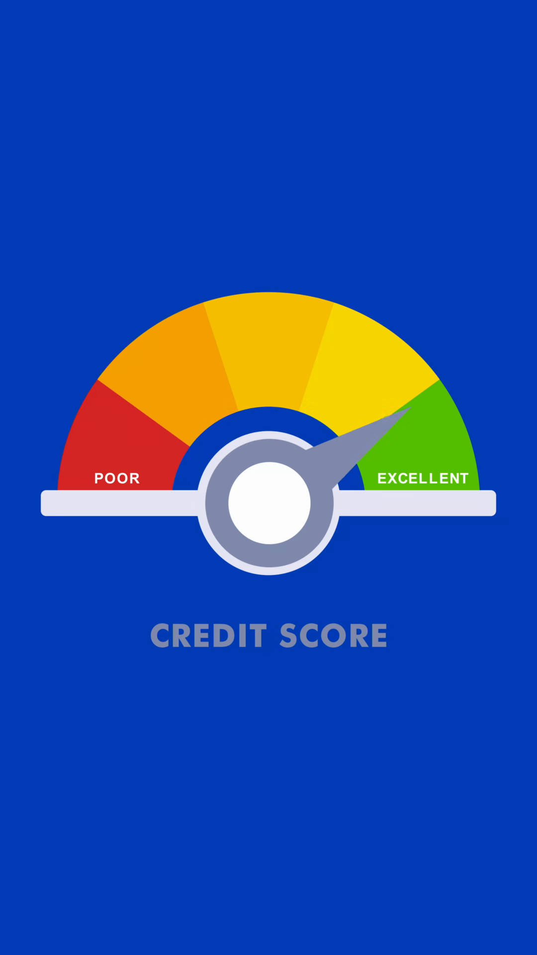 Animation Of Checking Credit Score Vertical Stock Footage SBV-353678205 ...