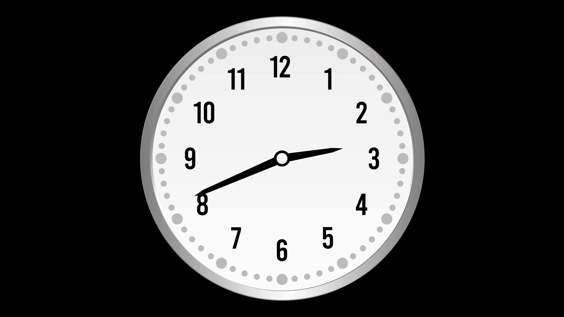 Clock Time Animation Looped Background Round Stock Motion Graphics SBV ...