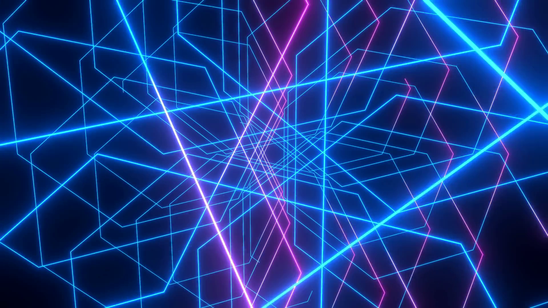 Endless Vj Loops With Neon Lines Stock Motion Graphics SBV-352037004 ...