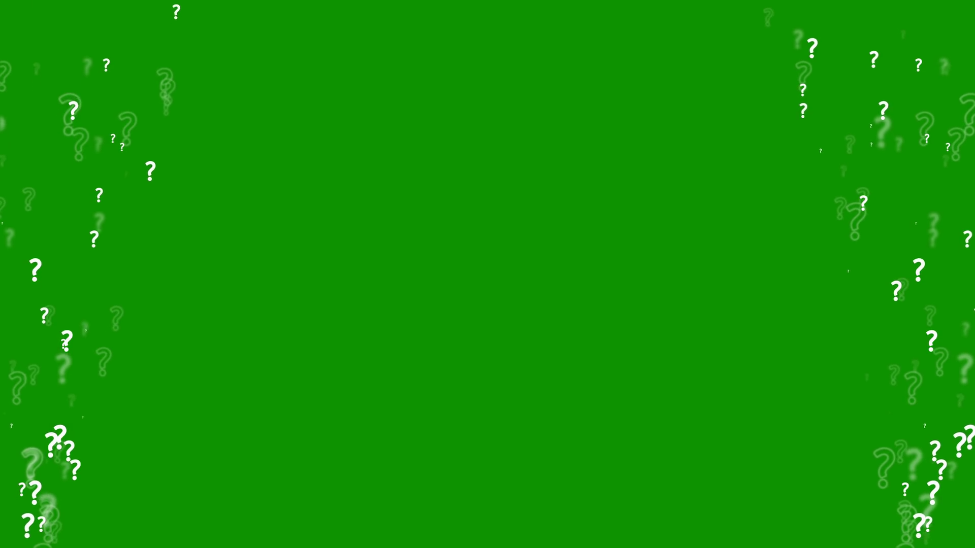 Animation Of Question Marks Moving On Green Stock Motion Graphics SBV ...