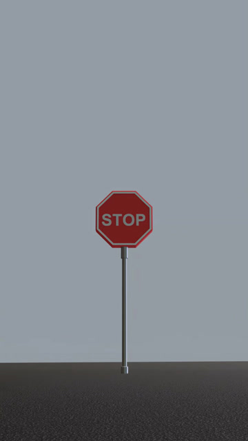 Stop Sign Animation Stock Footage: Royalty-Free Video Clips - Storyblocks