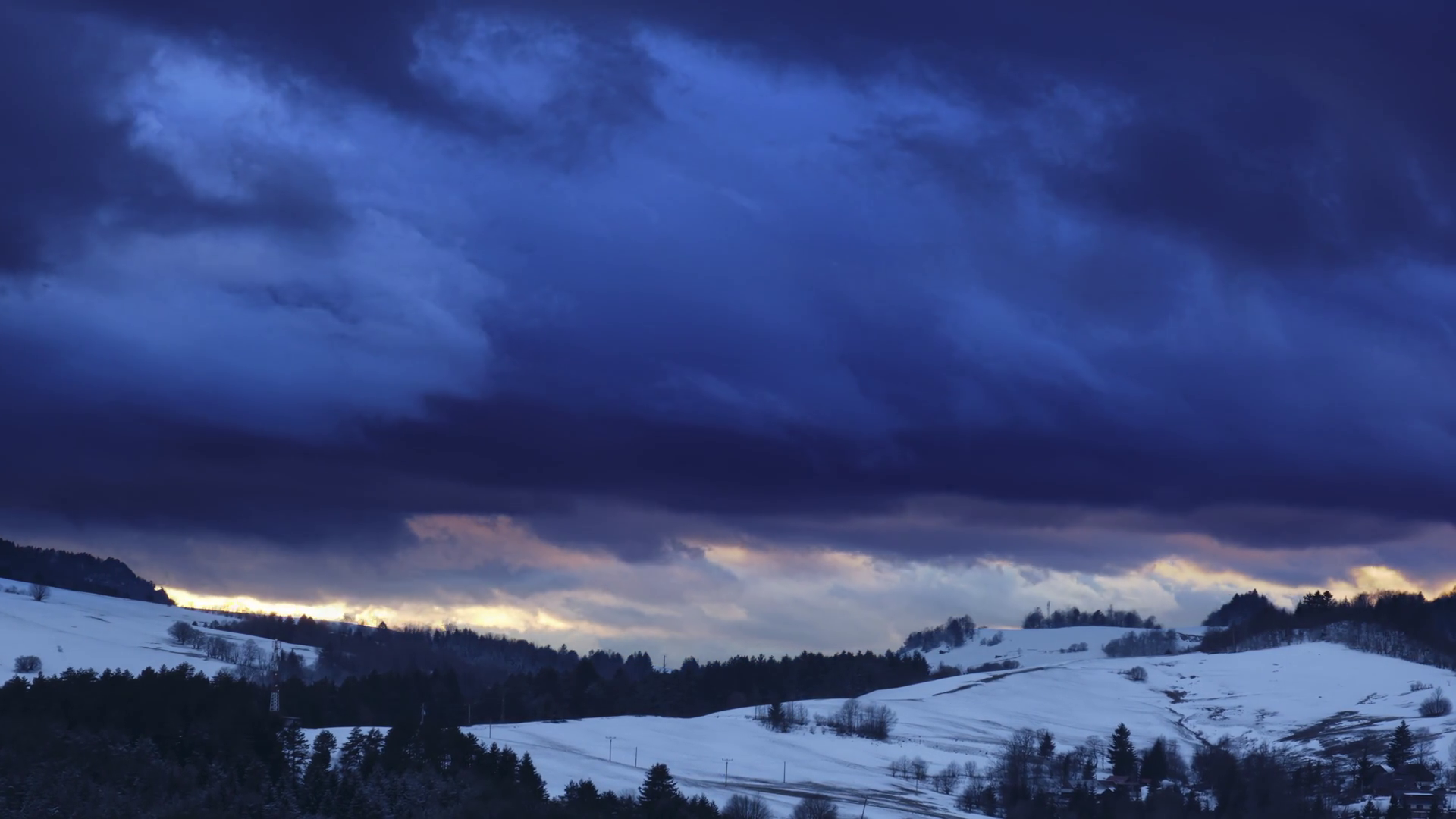 Time-lapse Footage Of Dramatic Clouds Moving Stock Footage SBV ...