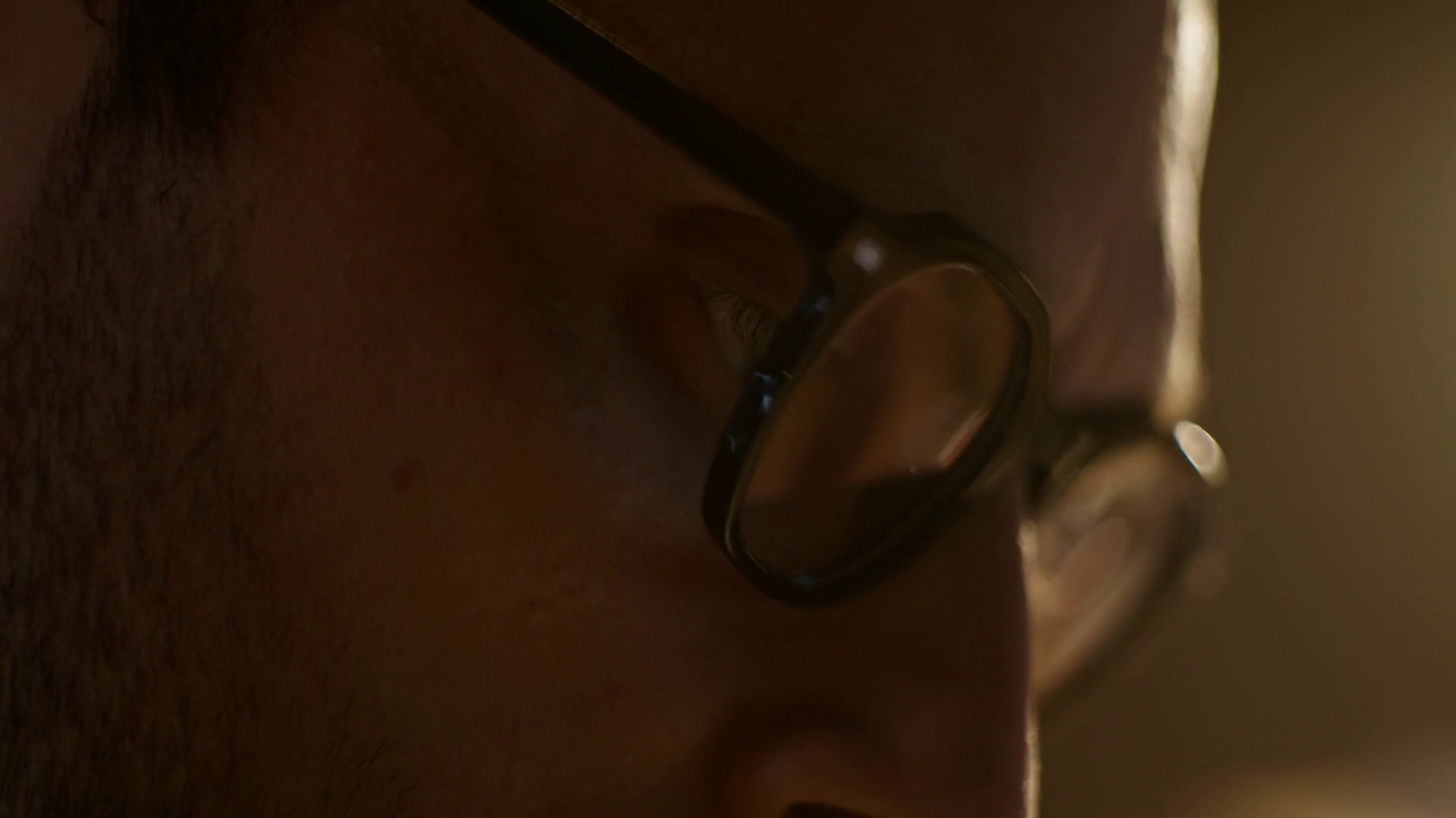 A Man With Is Intently Reading Close-up Of Stock Footage SBV-352099772 ...