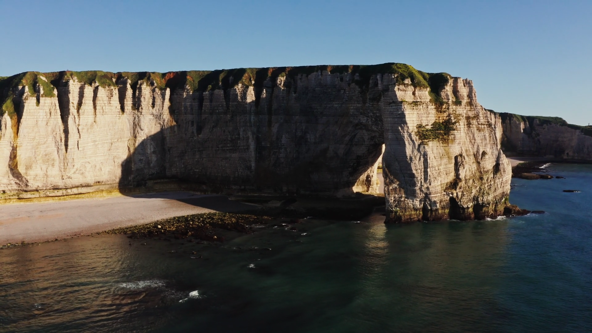 Horizontal Panning From Drone View Of Stock Footage SBV-347703836 ...