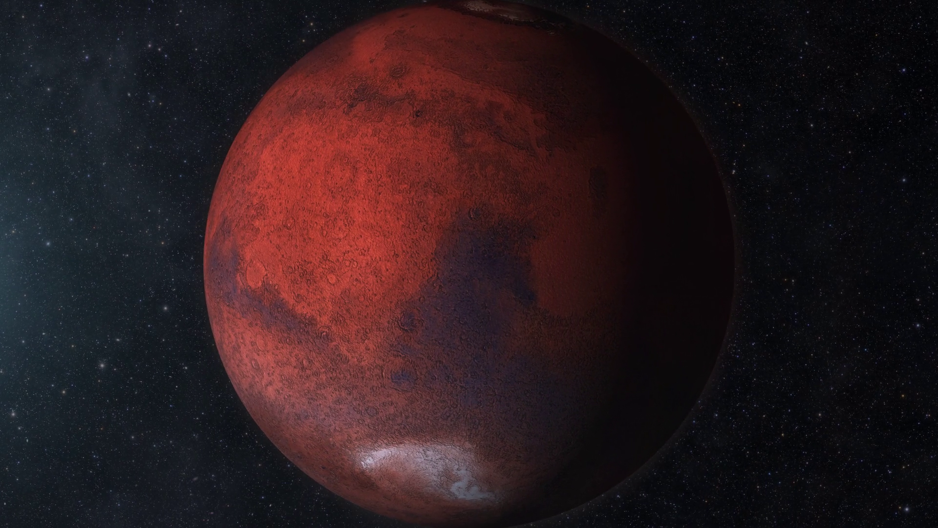 Traveling To Red Planet Mars In Space Stock Footage SBV-352870050 ...