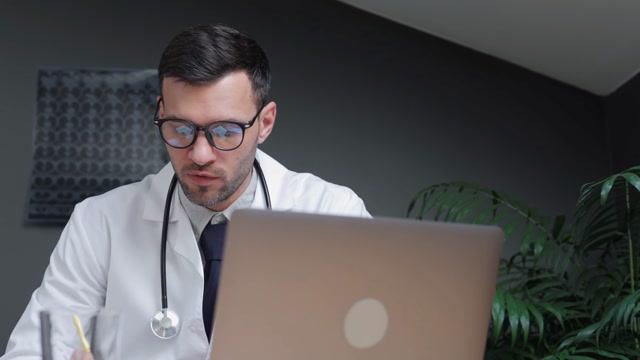 Doctor Computer Stock Footage: Royalty-Free Video Clips - Storyblocks