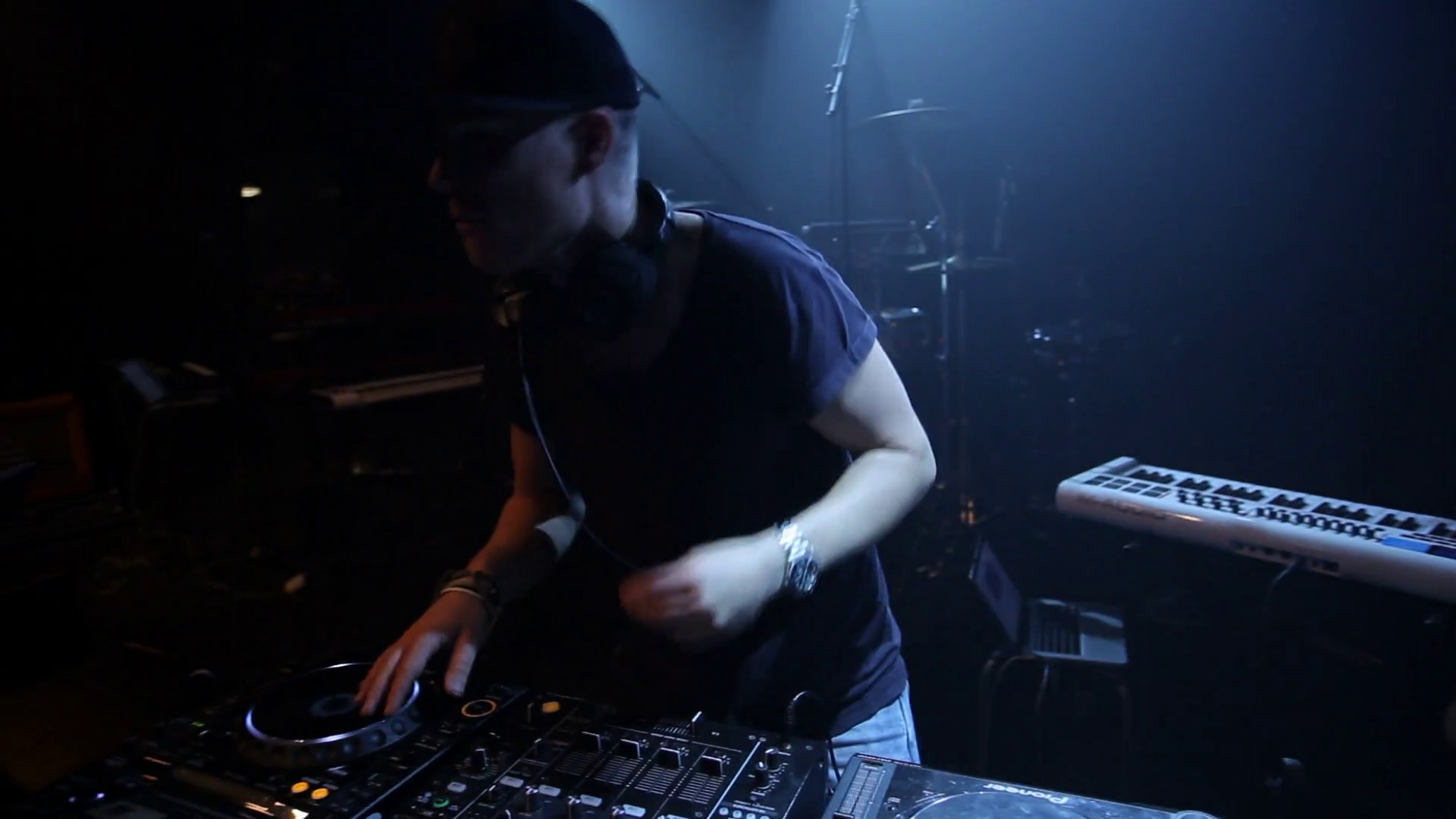 Dj Club Music Dance Stage Rave Concert Stock Footage SBV-352392929 ...