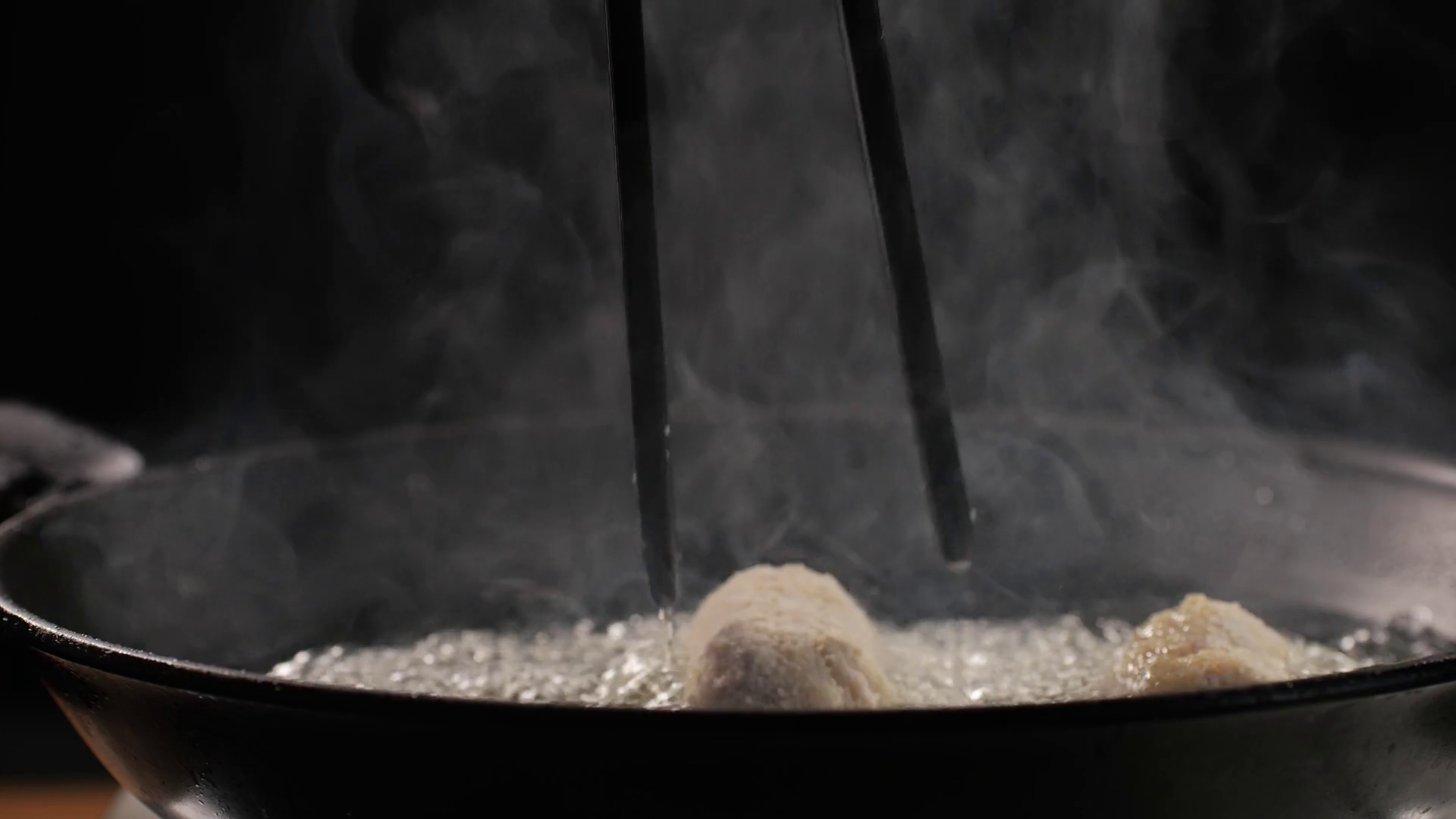 Portuguese Spanish Croquettes Boiling On Stock Footage SBV-348763800 ...