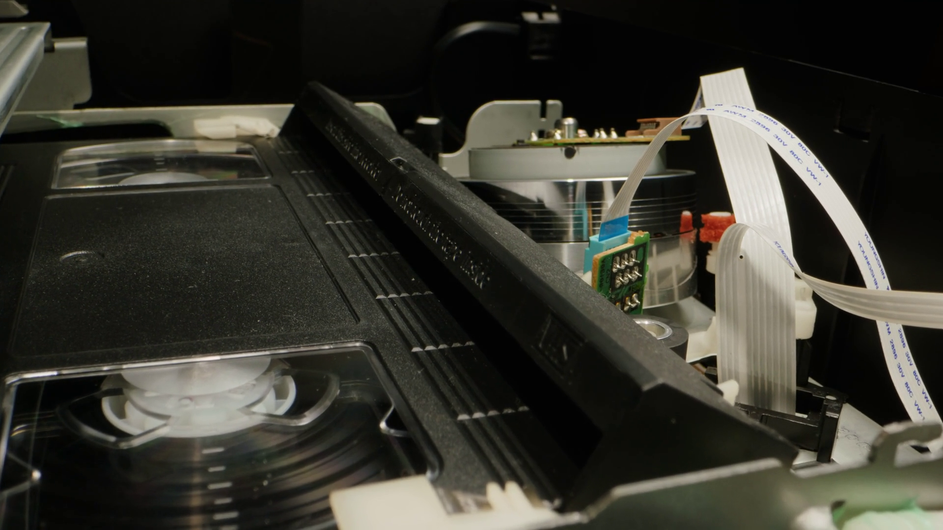 Vhs Player Old Video Recorder Inside Stock Footage SBV-348826394 ...