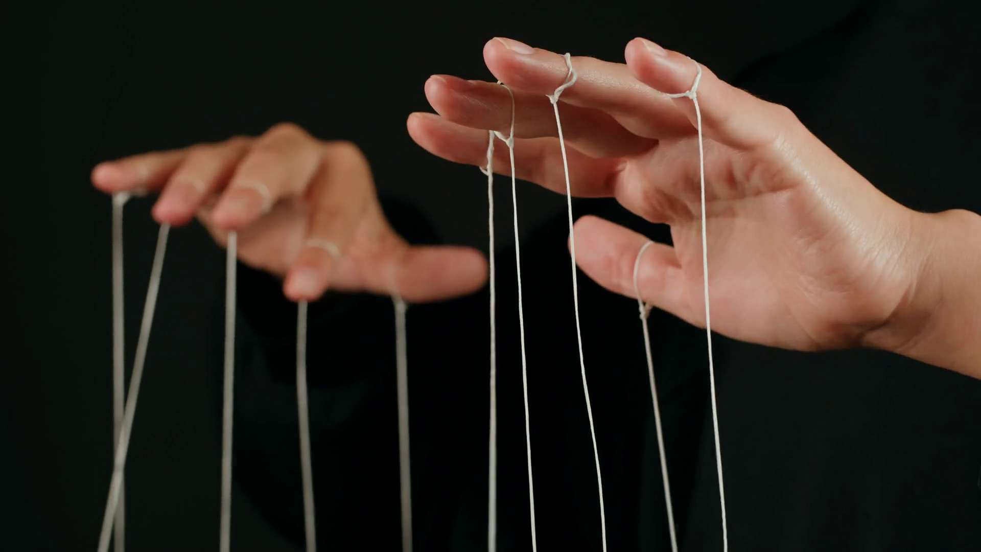 The Puppeteer Controls Puppets In Theater Stock Footage SBV-348884464 ...