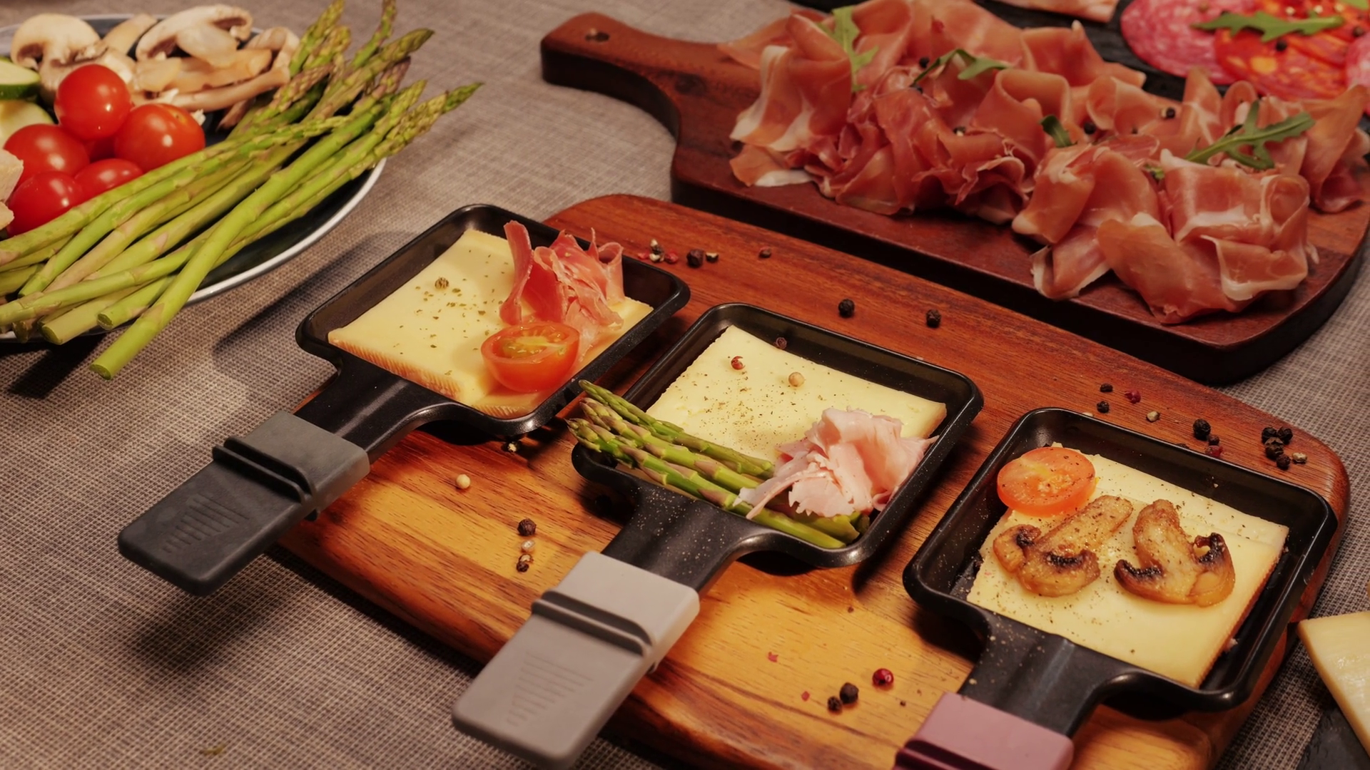 Traditional Swiss Melted Raclette Cheese Hot Stock Footage SBV ...