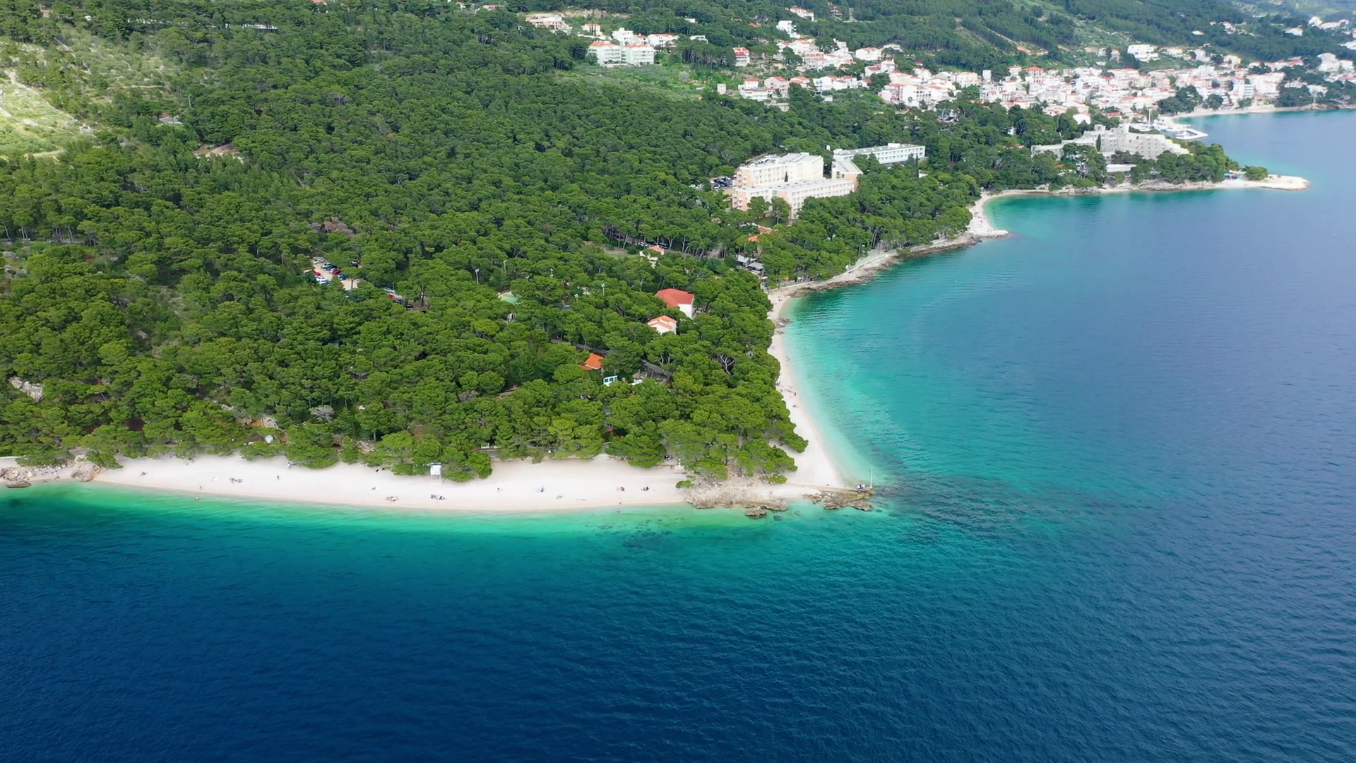 Beautiful Aerial View Of Punta Rata Beach In Stock Footage SBV ...