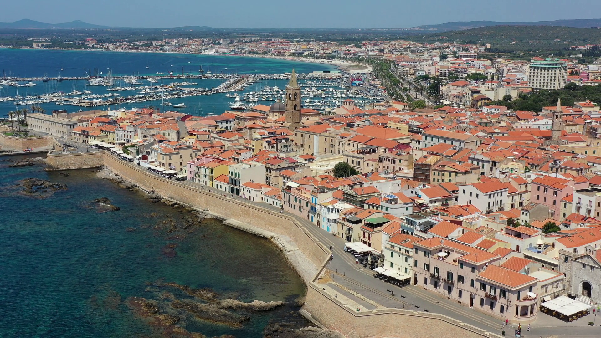 aerial-shot-over-alghero-old-town-cityscape-stock-footage-sbv-352001229
