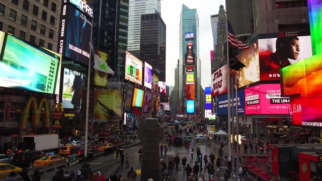 Nyc Time Square Stock Footage: Royalty-Free Video Clips - Storyblocks