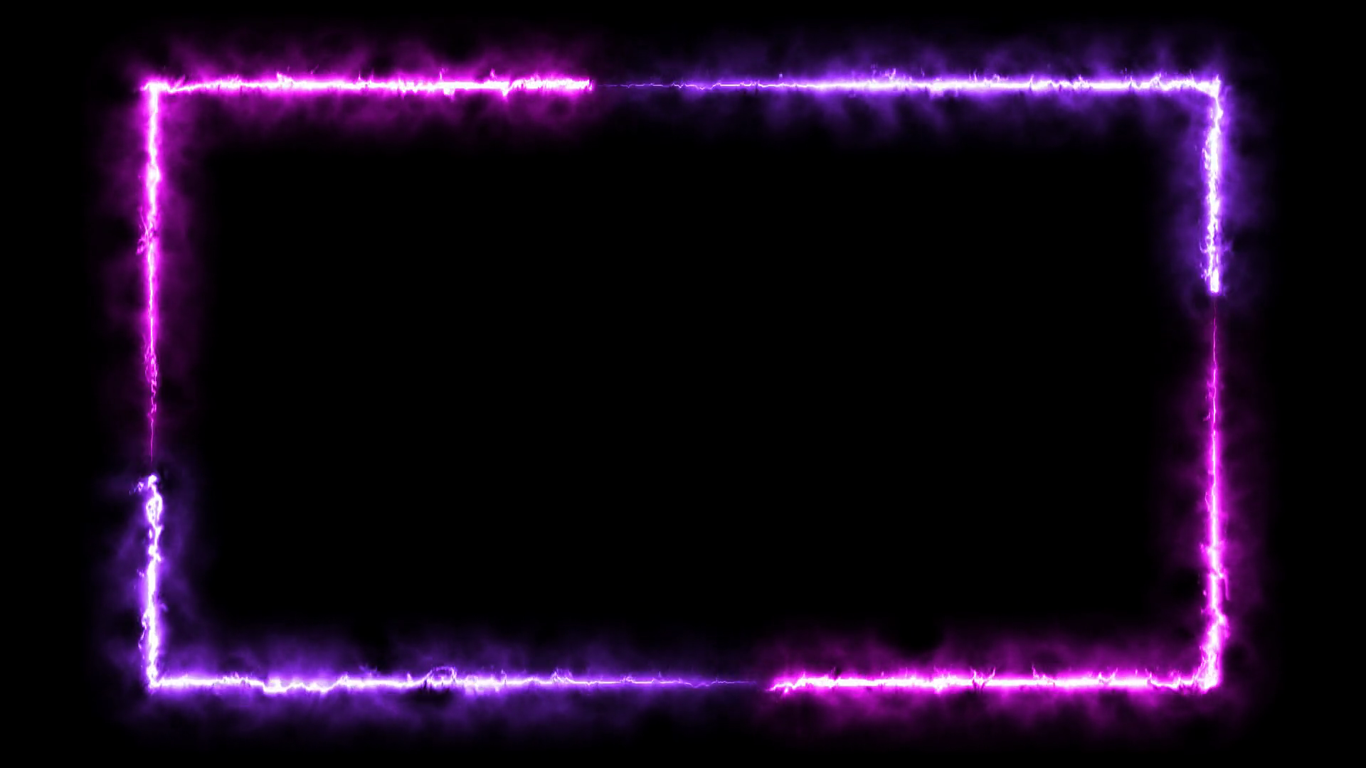 Pink Purple Neon Plasma Frame Overlay With Stock Motion Graphics SBV ...
