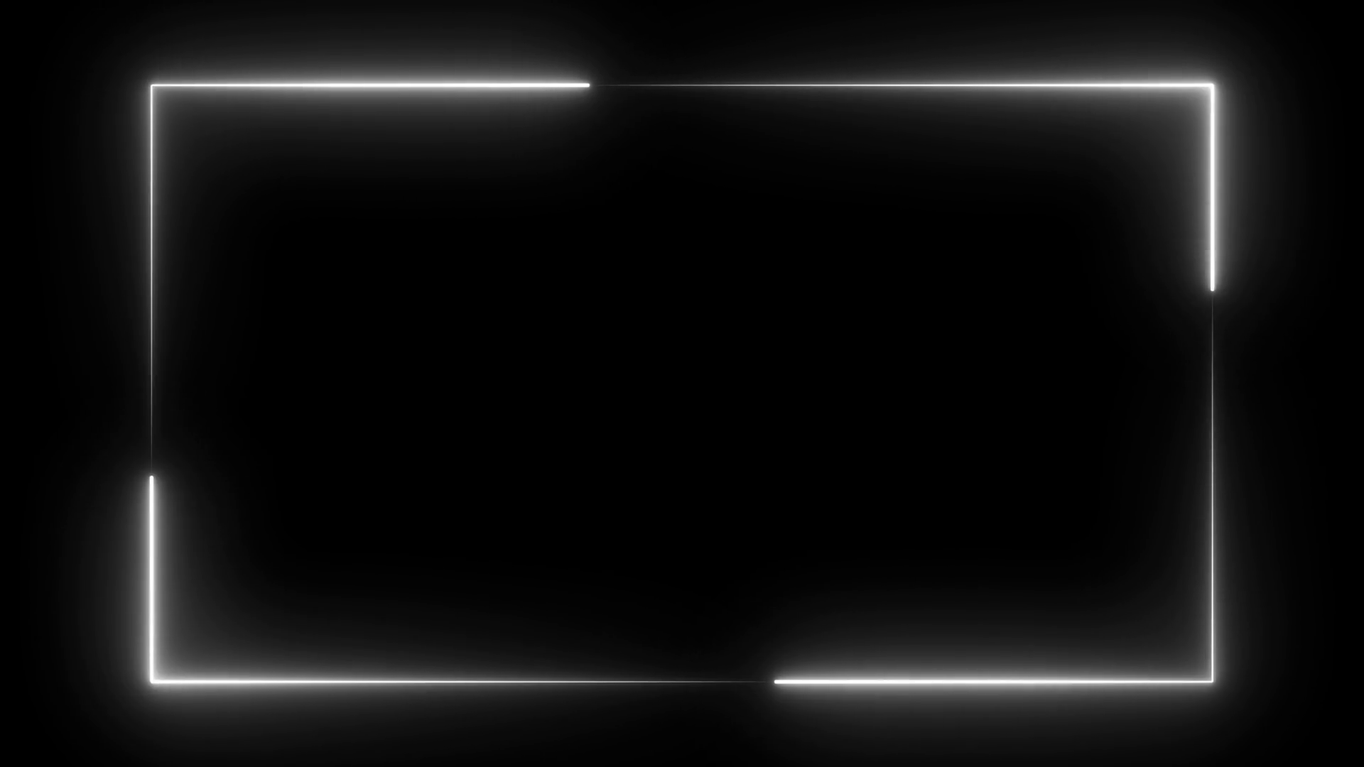 White Curved Streaming Overlay Frame With Stock Motion Graphics SBV ...