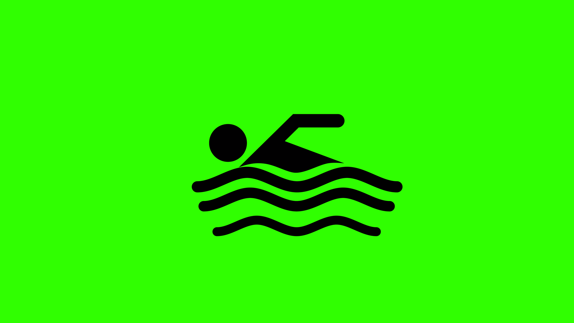 Minimal Swimmer Icon Animation Loop Pool Stock Footage SBV-354006609 ...