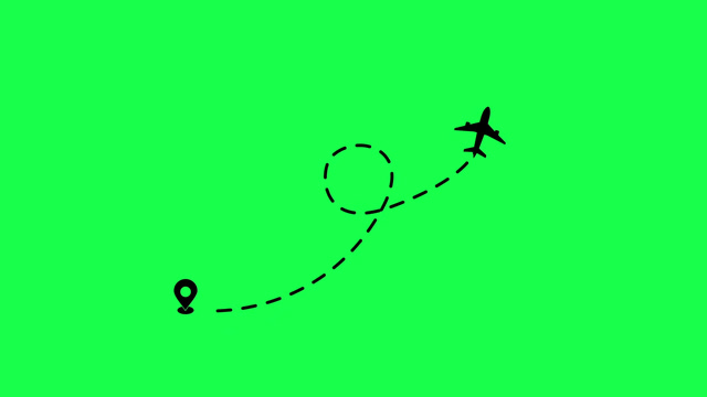 Airplane Map Animation Stock Footage: Royalty-Free Video Clips ...