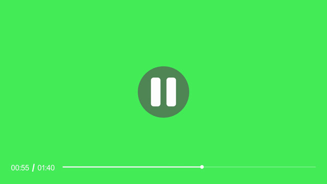 Pause Green Screen Stock Footage: Royalty-Free Video Clips - Storyblocks