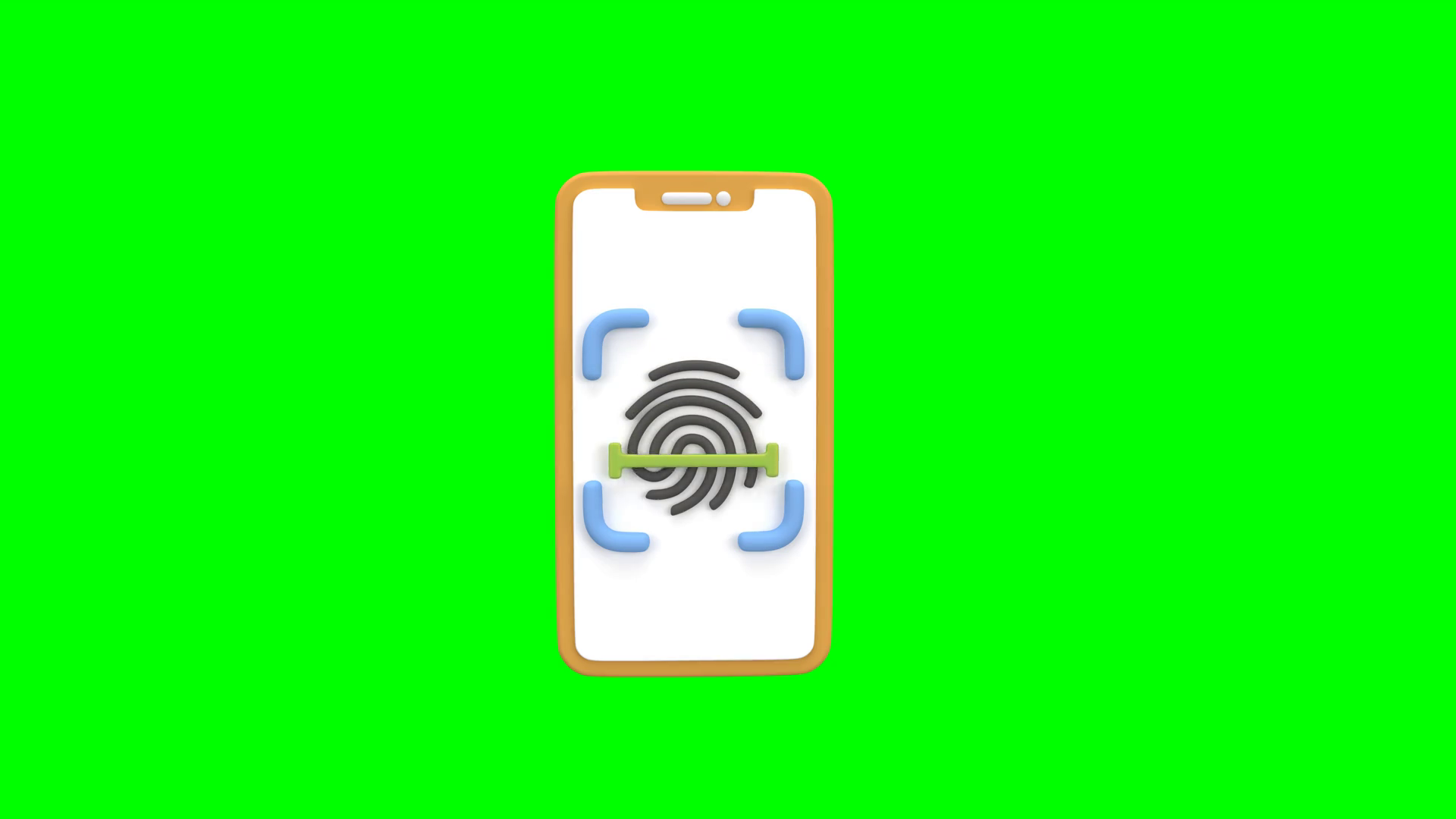 Mobile Fingerprint Scanning Secure Login Stock Footage SBV-352838468 ...