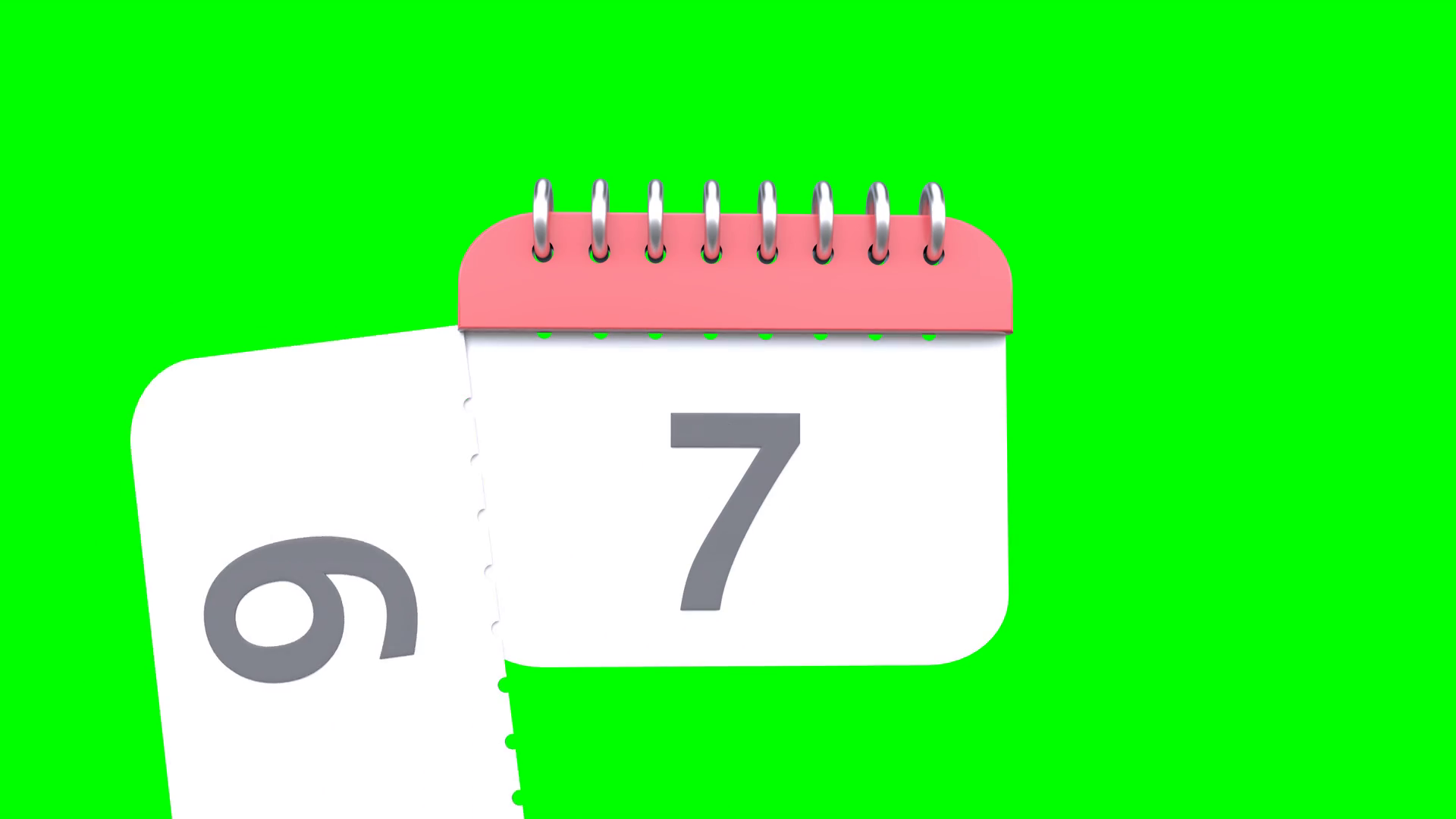 Page-by-page Calendar Reveal Animation Stock Footage SBV-352838600 ...