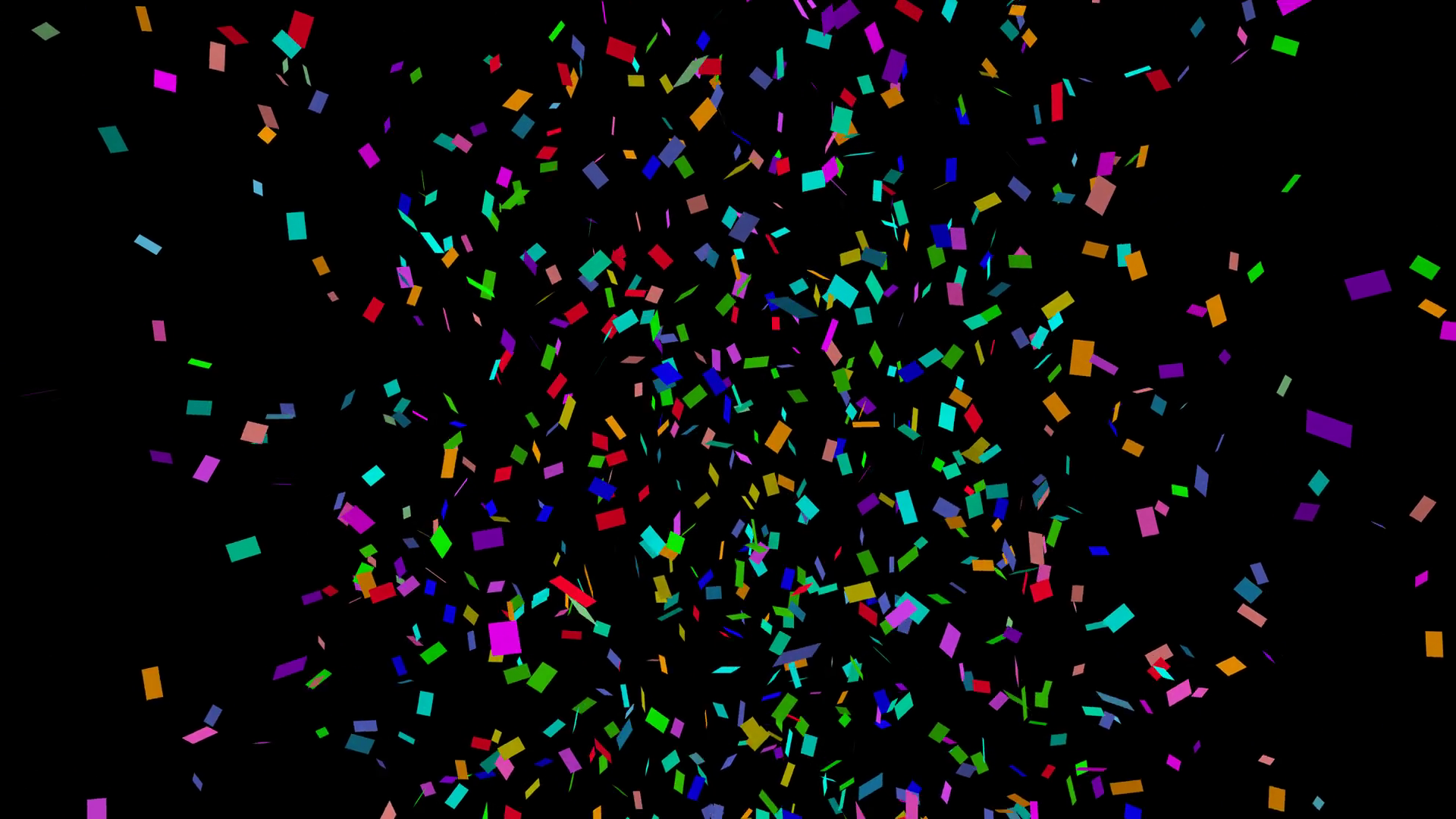 Falling Confetti Particles 3d Animation Stock Footage SBV-352898673 ...