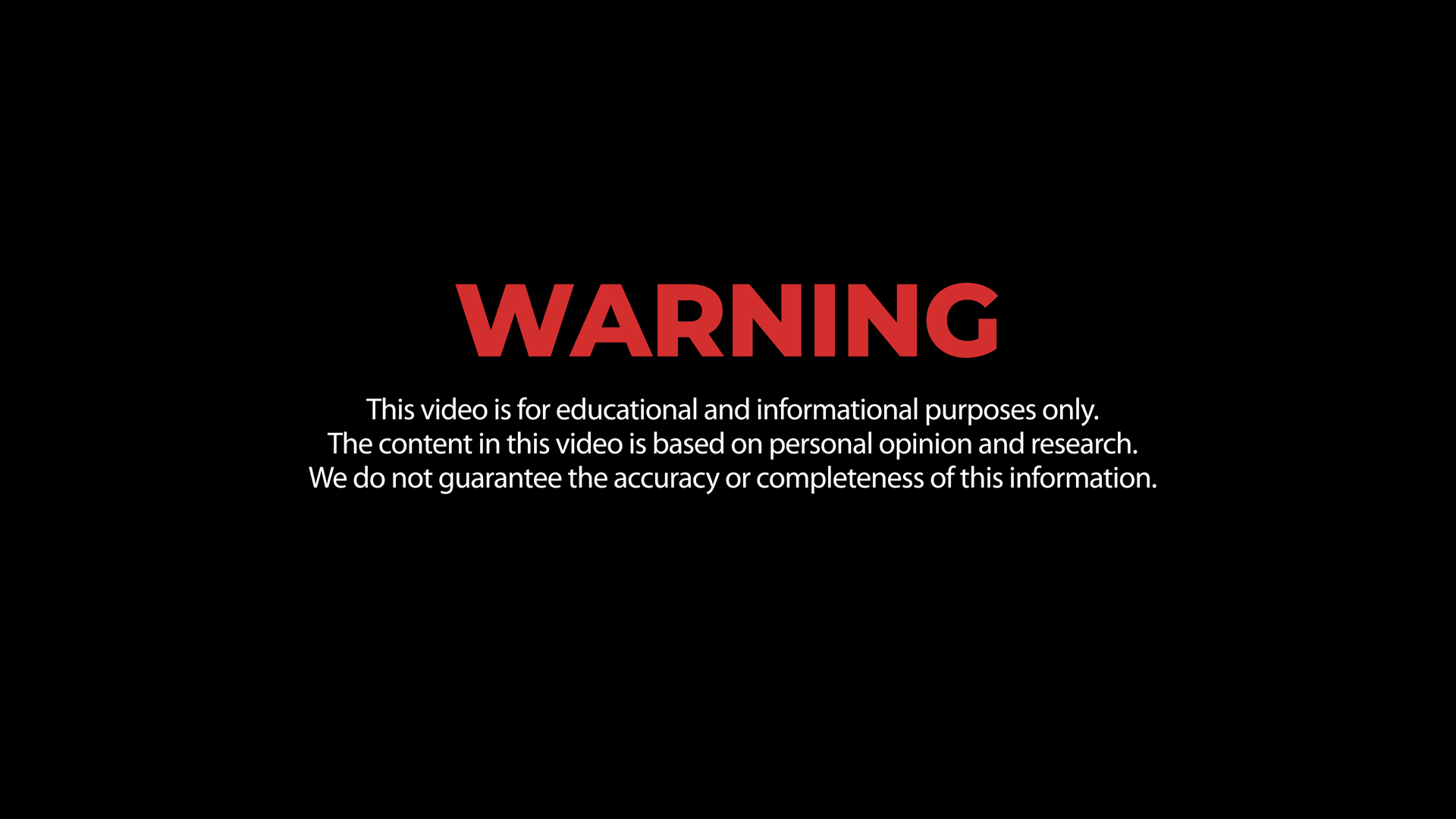 Warning Disclaimer Animation Professional Stock Footage SBV-353900740 ...